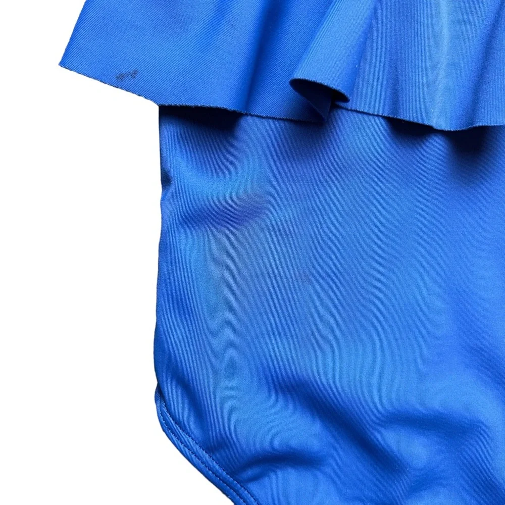 Kortni Jeane royal blue peplum style swimsuit bottoms size 4/5